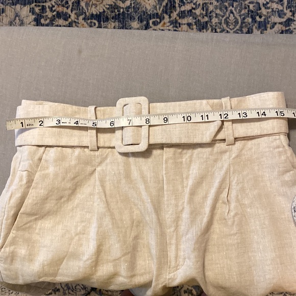 Tailored linen short mango size 8 - Picture 7 of 8